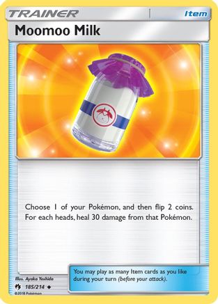 Moomoo Milk 185/214 - SM Lost Thunder Reverse Holofoil