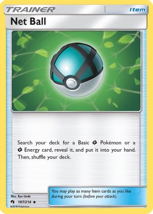 Net Ball 187/214 - SM Lost Thunder