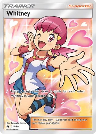 Whitney (Full Art) 214/214 - SM Lost Thunder Holofoil