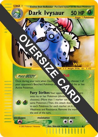Dark Ivysaur (Best of Game Promo) 006 - Jumbo Cards
