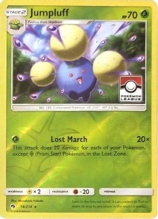 Jumpluff (Pokemon League) 014/214 - League & Championship Cards Reverse Holofoil
