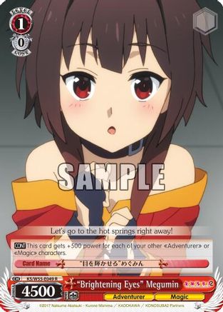 "Brightening Eyes" Megumin (KS/W55-E049 R) - KonoSuba 2