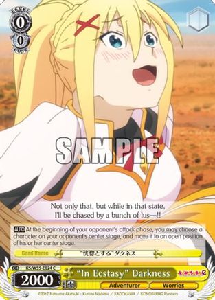 "In Ecstasy" Darkness (KS/W55-E024 C) - KonoSuba 2