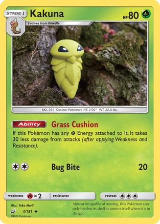 Kakuna 004/181 - SM Team Up Reverse Holofoil