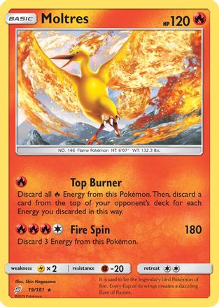 Moltres 019/181 - SM Team Up Holofoil