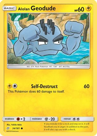 Alolan Geodude 034/181 - SM Team Up
