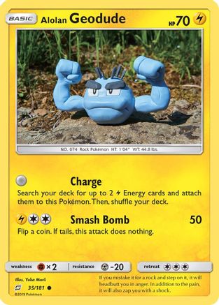 Alolan Geodude 035/181 - SM Team Up