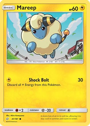 Mareep 041/181 - SM Team Up Reverse Holofoil