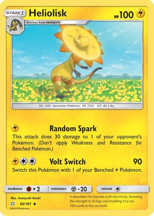 Heliolisk 050/181 - SM Team Up Reverse Holofoil