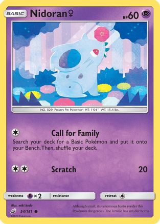 Nidoran F 054/181 - SM Team Up