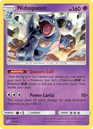 Nidoqueen 056/181 - SM Team Up