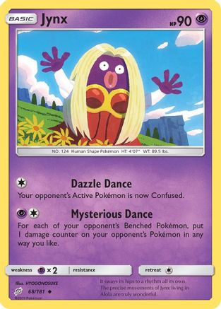 Jynx 068/181 - SM Team Up Reverse Holofoil