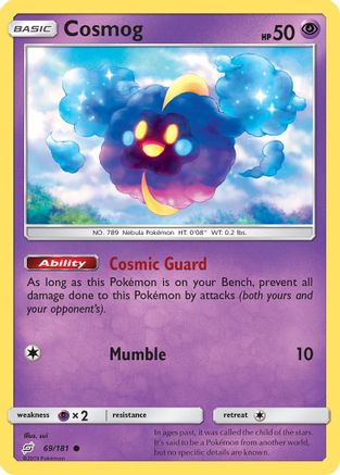 Cosmog 069/181 - SM Team Up Reverse Holofoil