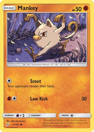 Mankey 071/181 - SM Team Up