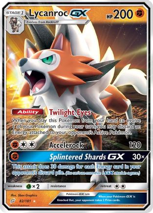 Lycanroc GX 082/181 - SM Team Up Holofoil