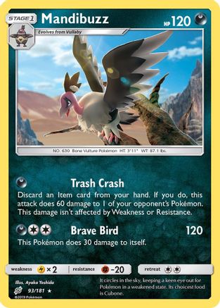Mandibuzz 093/181 - SM Team Up Reverse Holofoil