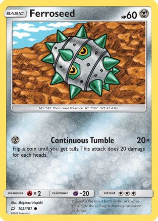 Ferroseed 102/181 - SM Team Up