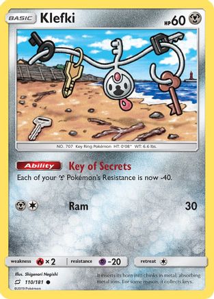 Klefki 110/181 - SM Team Up Reverse Holofoil