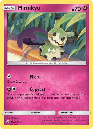 Mimikyu 112/181 - SM Team Up