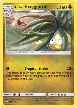 Alolan Exeggutor 114/181 - SM Team Up