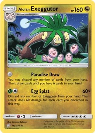 Alolan Exeggutor 115/181 - SM Team Up