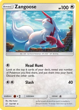 Zangoose 132/181 - SM Team Up Holofoil