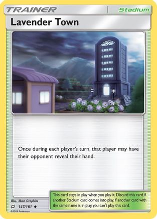 Lavender Town 147/181 - SM Team Up Reverse Holofoil