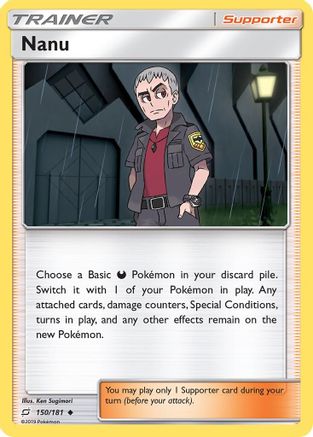 Nanu 150/181 - SM Team Up Reverse Holofoil