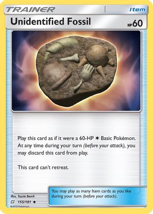 Unidentified Fossil 155/181 - SM Team Up