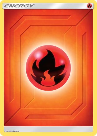 FireEnergy (2019 Unnumbered) - SM Team Up Reverse Holofoil