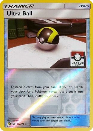 Ultra Ball (League Cup) 68a/073 - League & Championship Cards Reverse Holofoil