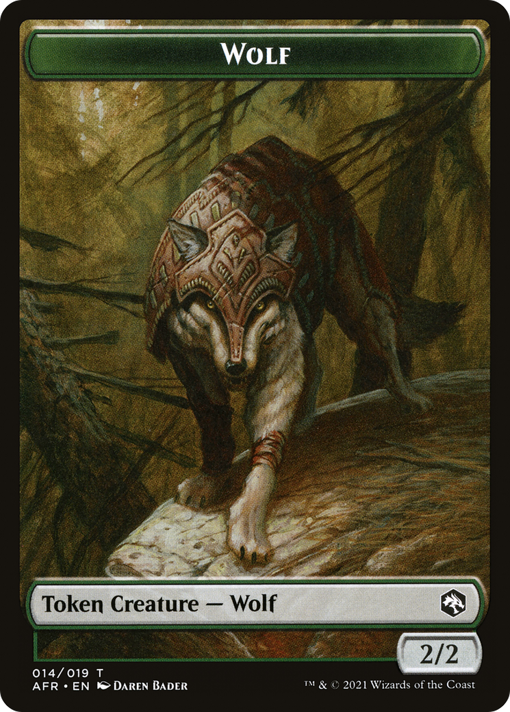 Wolf (AFR-014) - Adventures in the Forgotten Realms Tokens