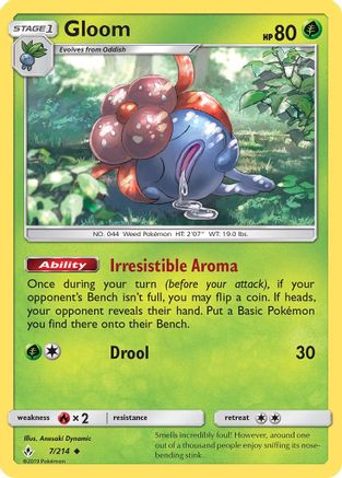 Gloom 007/214 - SM Unbroken Bonds
