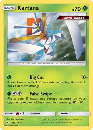 Kartana 019/214 - SM Unbroken Bonds Reverse Holofoil