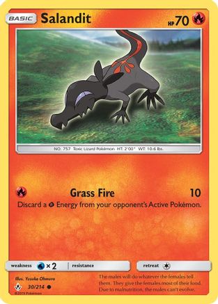 Salandit 030/214 - SM Unbroken Bonds Reverse Holofoil