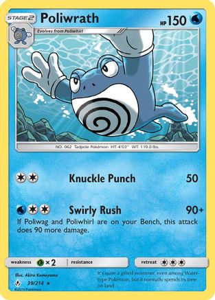 Poliwrath 039/214 - SM Unbroken Bonds