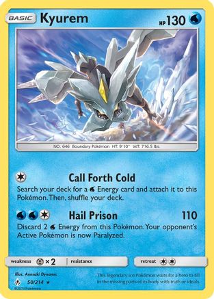 Kyurem 050/214 - SM Unbroken Bonds Reverse Holofoil