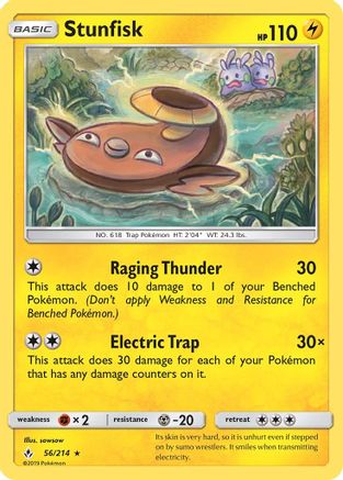 Stunfisk 056/214 - SM Unbroken Bonds Reverse Holofoil