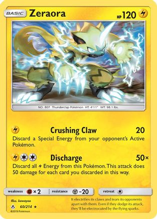 Zeraora 060/214 - SM Unbroken Bonds