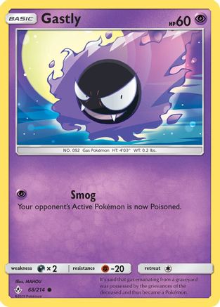 Gastly 068/214 - SM Unbroken Bonds