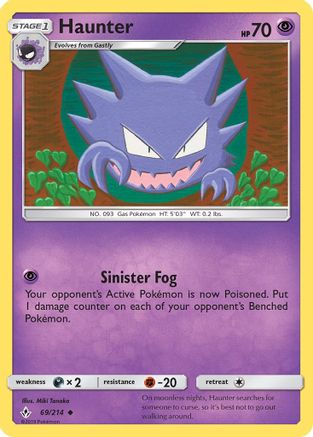 Haunter 069/214 - SM Unbroken Bonds