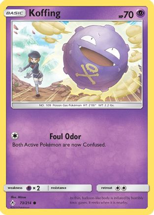 Koffing 073/214 - SM Unbroken Bonds