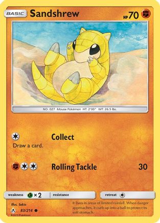 Sandshrew 083/214 - SM Unbroken Bonds