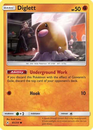 Diglett 085/214 - SM Unbroken Bonds