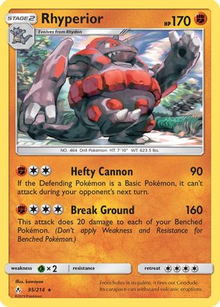 Rhyperior 095/214 - SM Unbroken Bonds