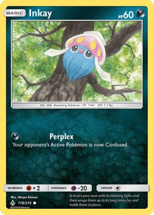 Inkay 118/214 - SM Unbroken Bonds