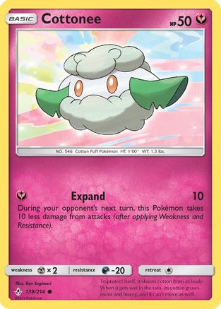 Cottonee 139/214 - SM Unbroken Bonds