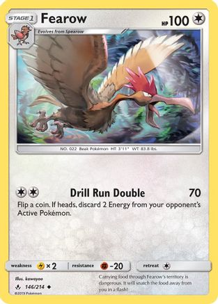 Fearow 146/214 - SM Unbroken Bonds