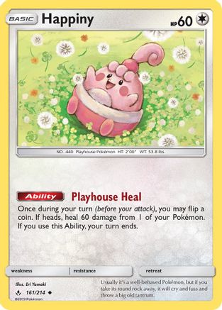 Happiny 161/214 - SM Unbroken Bonds