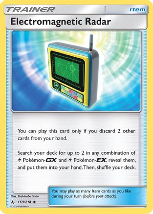 Electromagnetic Radar 169/214 - SM Unbroken Bonds Reverse Holofoil